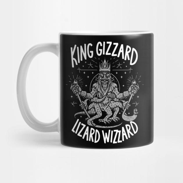 Psychedelic God King Gizzard & Lizard Wizard by Aldrvnd